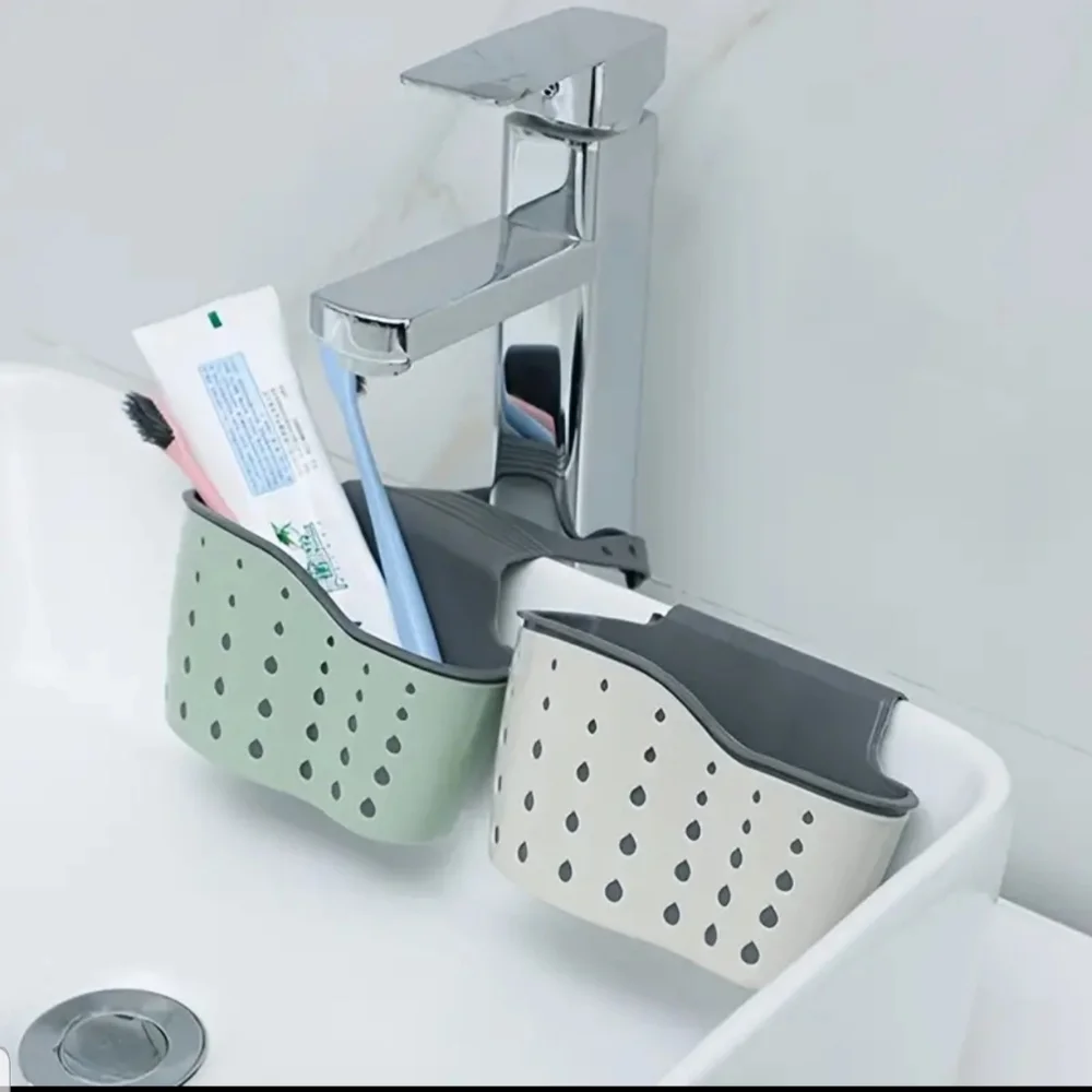 . New Green Sink Sponge Hanging Caddy